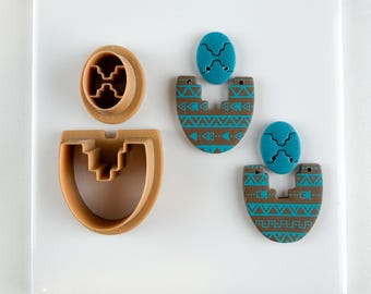 Delta Dangle Polymer Clay Cutter Set: Modern Geometric Spring Tools