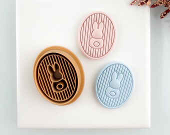 Bunny Portrait Spring Easter Trending Polymer Clay Cutter