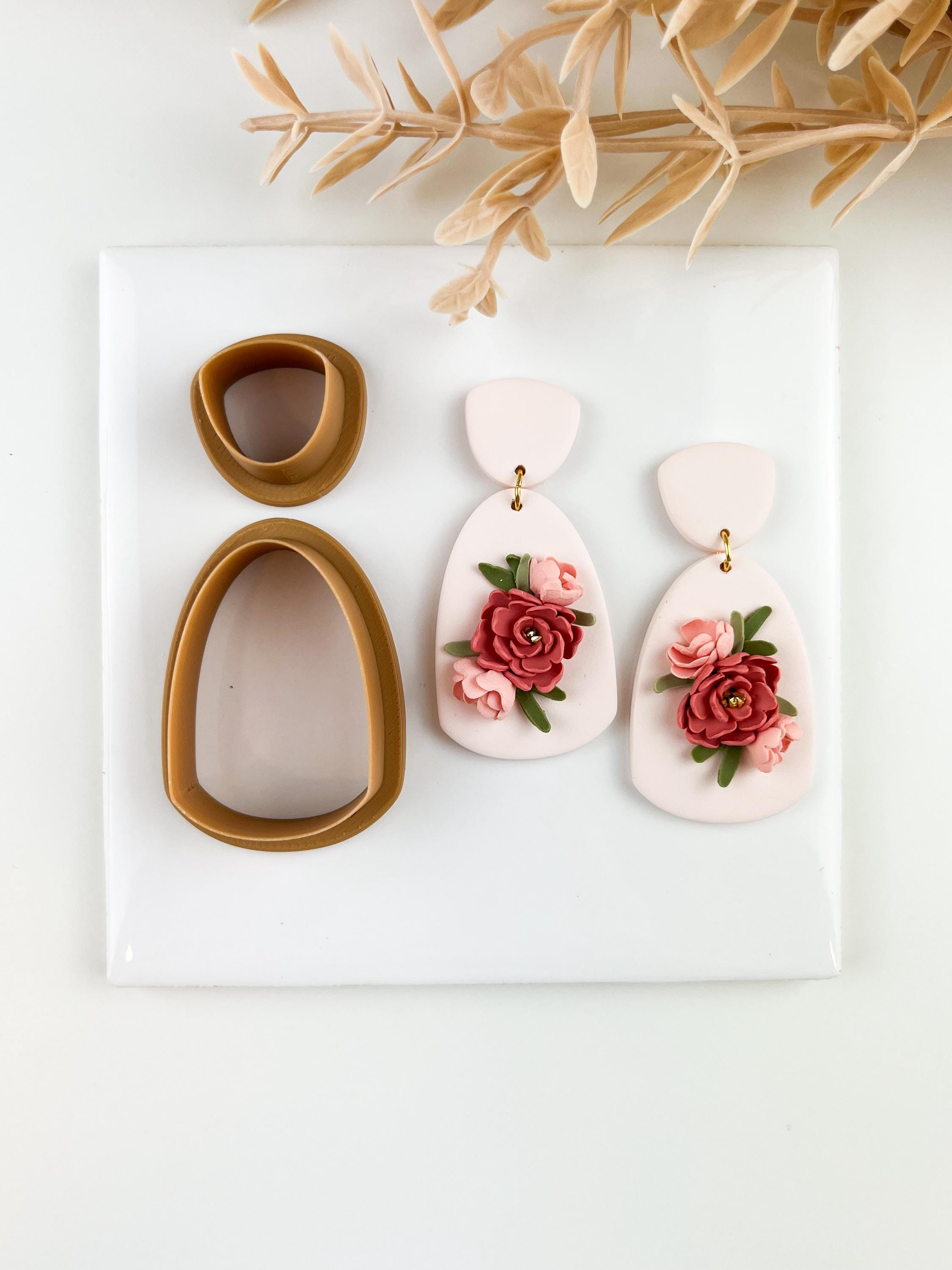 Maggie Organic Elegant Clay Cutter Organische springringvorm Clay Cutter Polymeerklei Stacker Cutters Polymeerklei benodigdheden