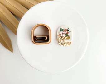 Sadie, Fall Clay Cutters, Embossed Polymer Clay Cutter, Clay Earring tools, Polymer clay supplies, Spring clay cutters