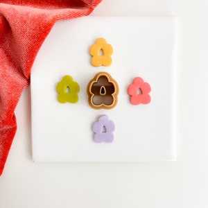 Flora Mini, Fall Clay Cutters, Embossed Polymer Clay Cutter, Clay Earring tools, Polymer clay supplies, Spring cutters