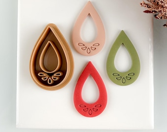 Cordelia Polymer Clay Cutter Boho Embossed