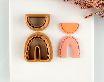 Sailor Embossed Trending 3D Printed Polymer Clay Earring Cutter