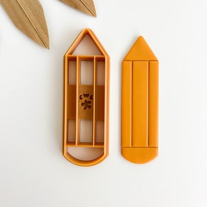 Pencil Bookmark Polymer Clay Bookmark Cutter Clay Bookmark Cutter Polymer Clay Tools Trending Clay Tools