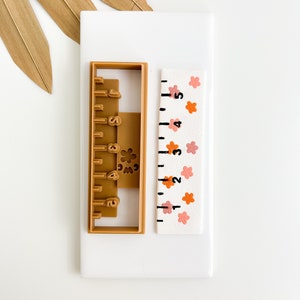 Ruler Bookmark Polymer Clay Bookmark Cutter Back to School Clay Bookmark Cutter Polymer Clay Tools Trending Clay Tools