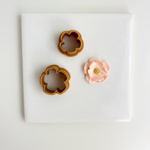 Abstract Flower 2, Organic Shape Clay Cutter, Polymer Clay Cutters, Earring cutters, Polymer clay supplies
