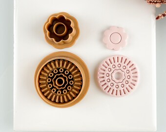 Bella Embossed Trending Polymer Clay Earring Cutter