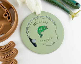 Reel Great Christmas Ornament Polymer Clay Cutter