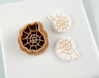 Swirly Shell 2 Coastal Summer Beach Trending Polymer Clay Cutters