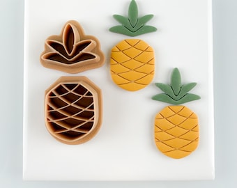 Pineapple Coastal Summer Beach Trending Polymer Clay Cutters