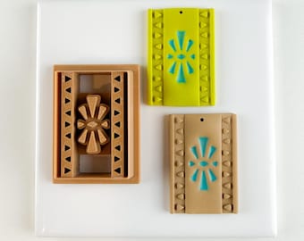 Calanthe Boho Arch Polymer Clay Cutter Set: Modern Geometric Spring Summer Tools