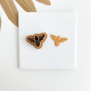 Bee Polymer Clay Cutters Fall Insect Clay Cutters Embossed Trending Polymer Clay Cutters Polymer Clay Earrings