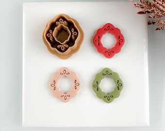 Effie Polymer Clay Cutter Boho Embossed