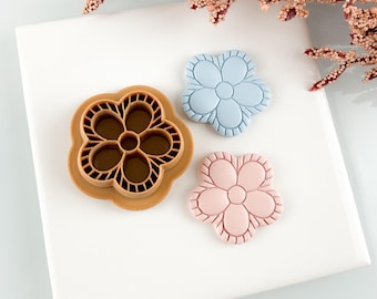 Boho Flower Spring Easter Trending Polymer Clay Cutter