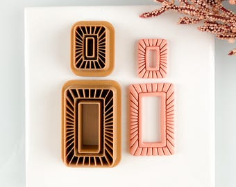 Stacy Embossed Trending Polymer Clay Earring Cutter