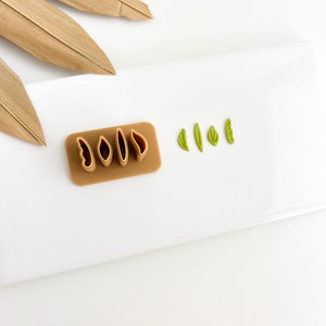 Natural Leaf Petal Puncher Clay Spring flower Cutter Floral Clay Cutter Polymer Clay Earring Cutters Earring cutters Polymer clay flower