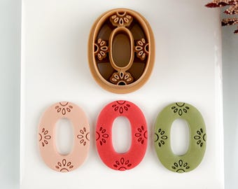 Trudi Polymer Clay Cutter Boho Embossed