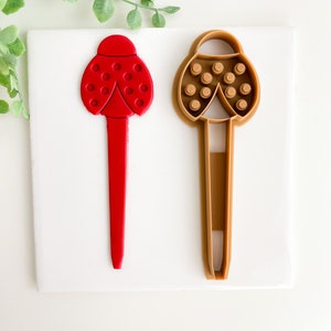 Ladybug Houseplant Stake Polymer Clay Cutter Insect Houseplant Clay Home Decor Cutter Polymer Clay Tools Trending Clay Tools