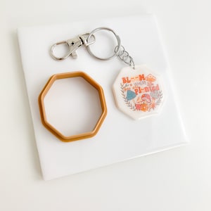 Octagon Keychain Polymer Clay Cutter Clay Bookmark Cutter Polymer Clay Tools Trending Clay Tools