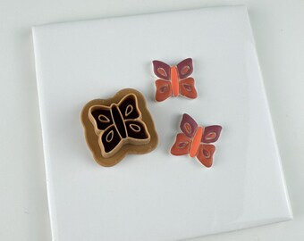 Butterfly Polymer Clay Fall Autumn Earring Cutter 21 × 21mm