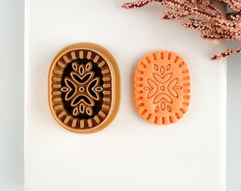 Cinder Boho Embossed 3D Printed Trending Polymer Clay Earring Cutter
