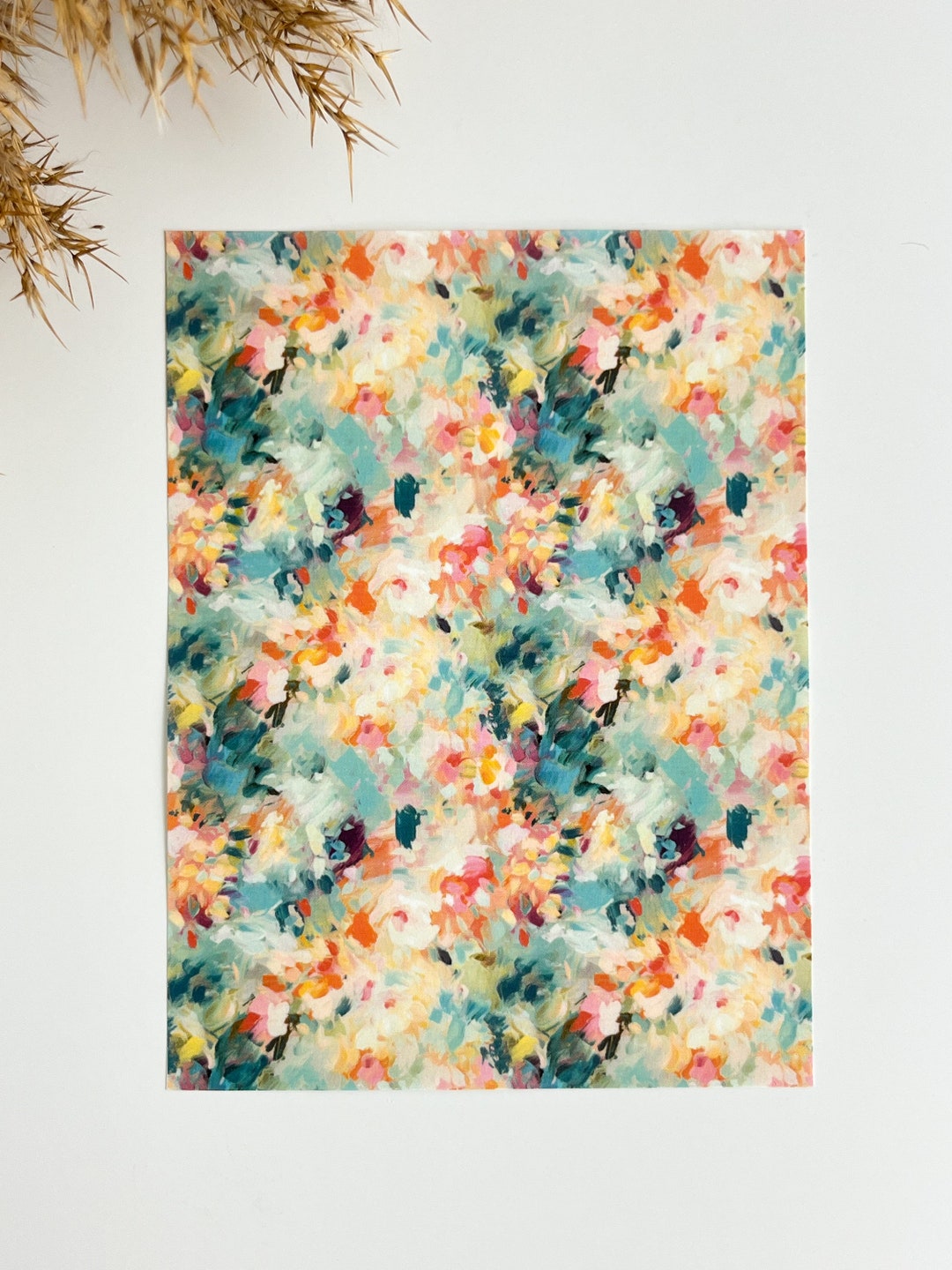 TP108, Polymer Clay Pumpkin Transfer Paper Butterfly Moth Transfer