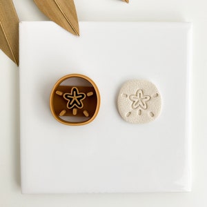 Sand Dollar Coastal Summer Beach Trending Polymer Clay Cutters Fun Polymer Clay Cutter