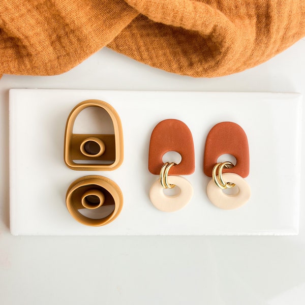 Violet Jump Ring Clay Cutter Organic Jump Ring Shape