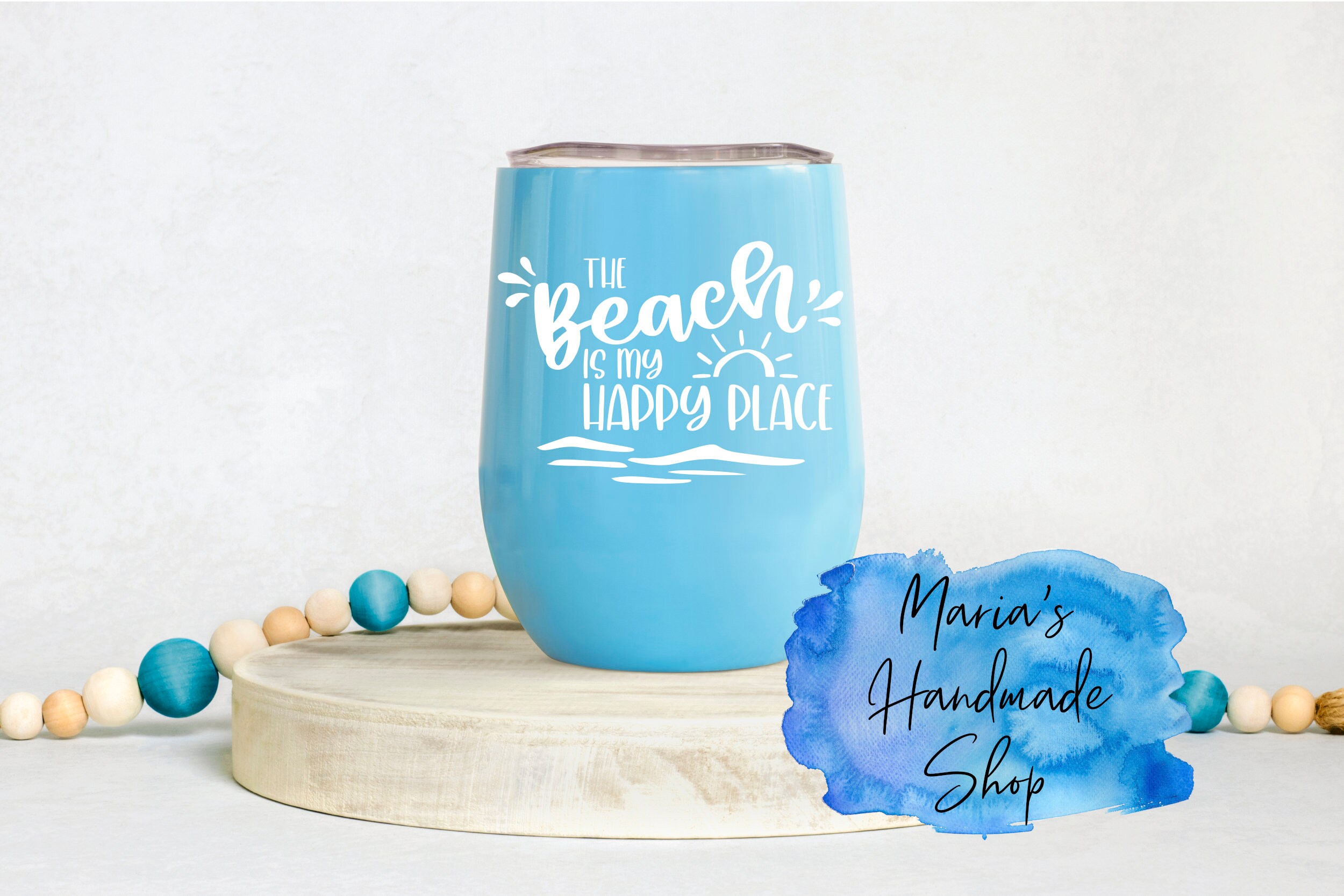The Beach is My Happy Place Decal the Beach is My Happy Place Etsy