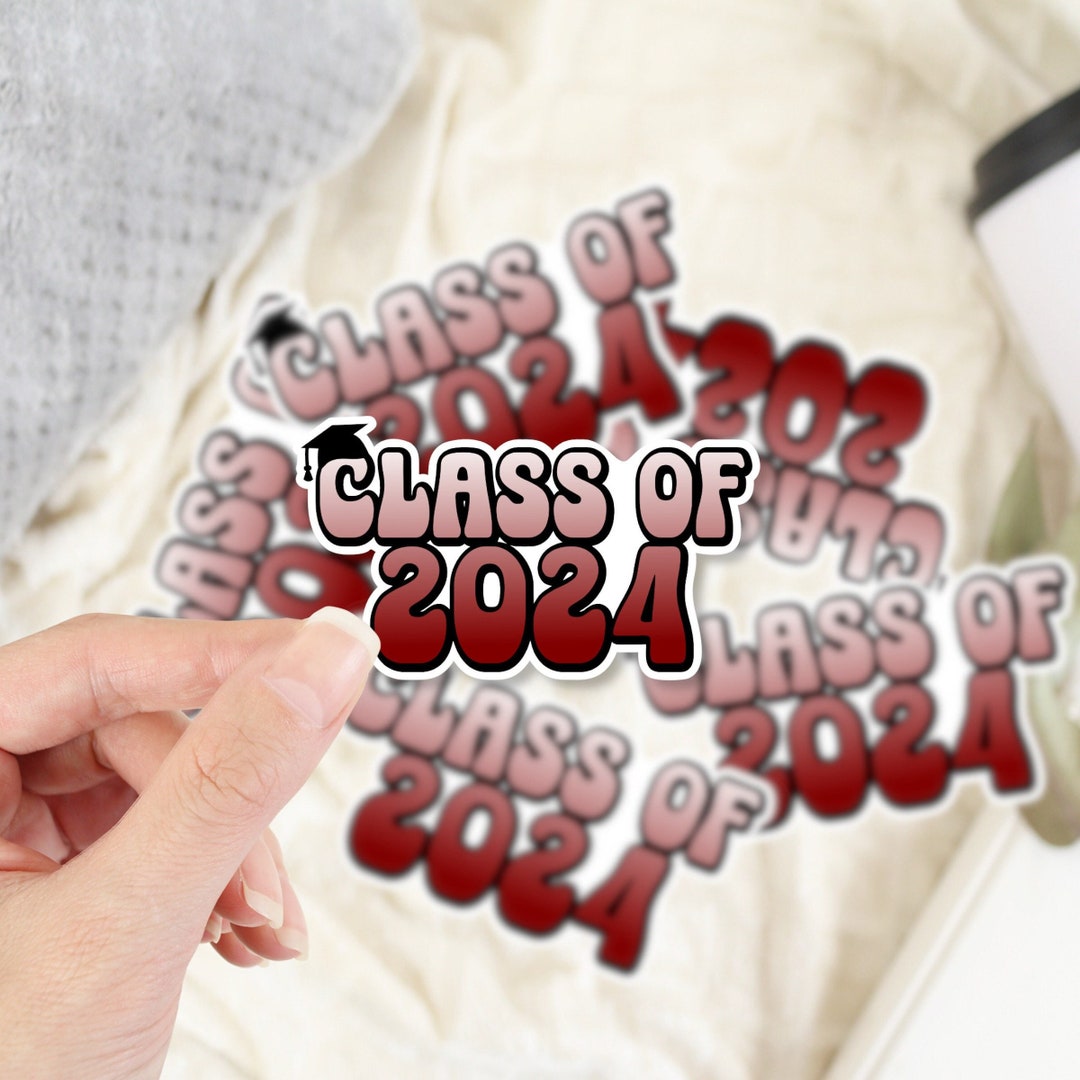 Class of 2024 Sticker, Senior 2024 Sticker, Senior Sticker, Graduation