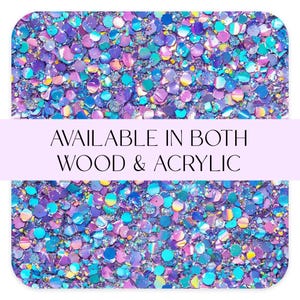 Sequin Acrylic Sheet, Abstract Patterned Acrylic, Patterned Wood, Laser Supplies, Laser Jewelry Supplies, Pattern Wood