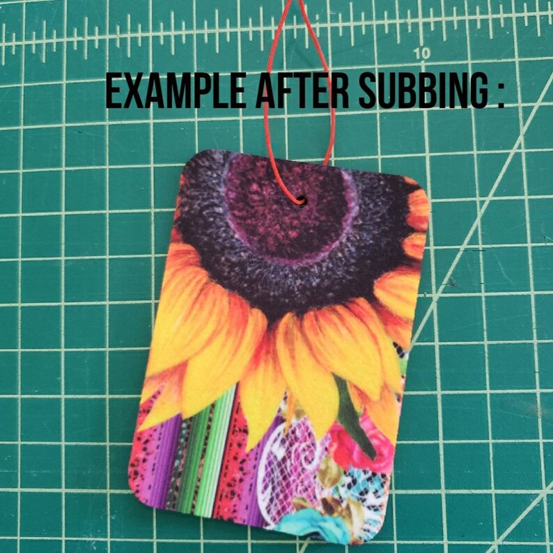 Sublimation Blank Car Fresheners Unscented DIY Air Freshies Etsy