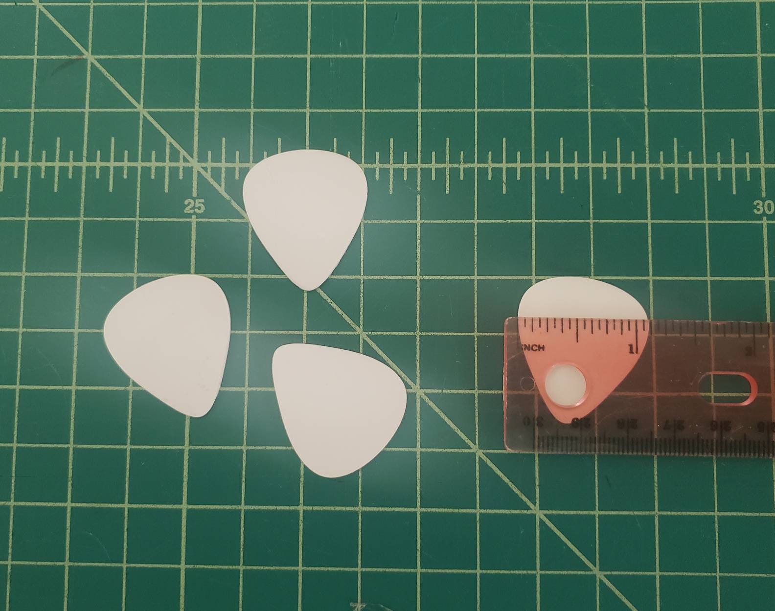 Sublimation Blank Guitar Picks Double Sided Guitar Picks for