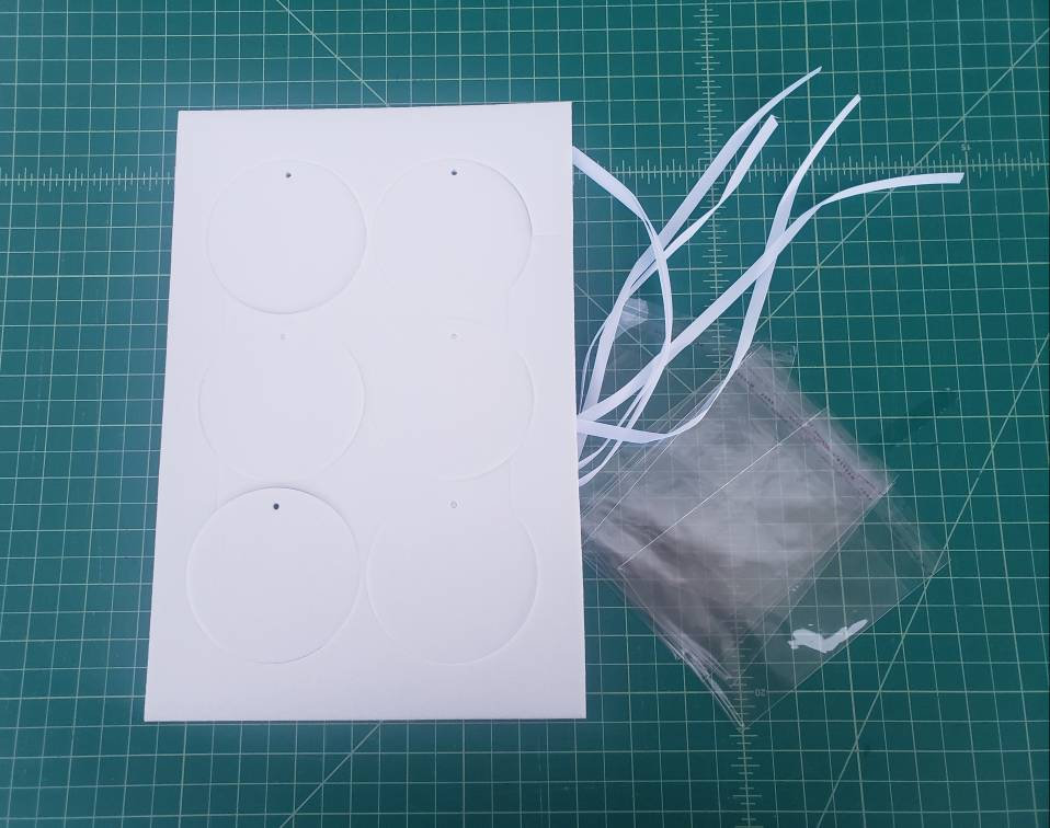 Sublimation Blank DIY Air Fresheners, Circle Felt Air Freshener Sheet