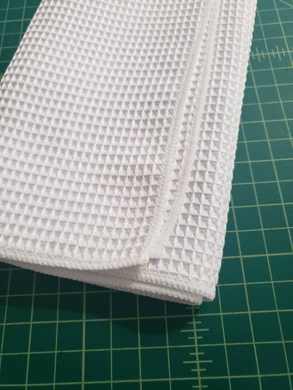 100 Polyester Waffle Weave Towel Blank Sublimation Kitchen Etsy