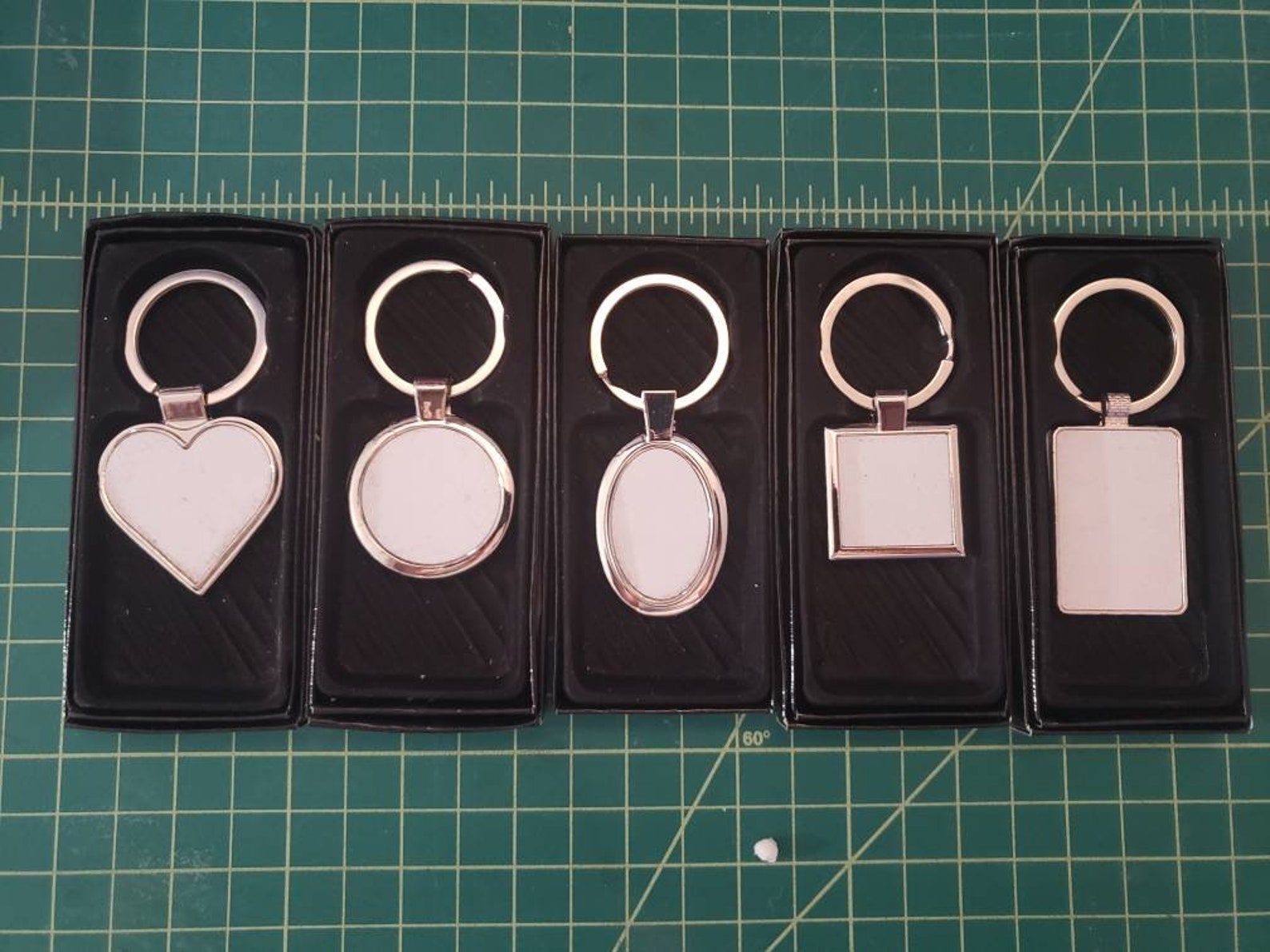 Sublimation Blank Keychains Metal Sublimation Keychains Etsy