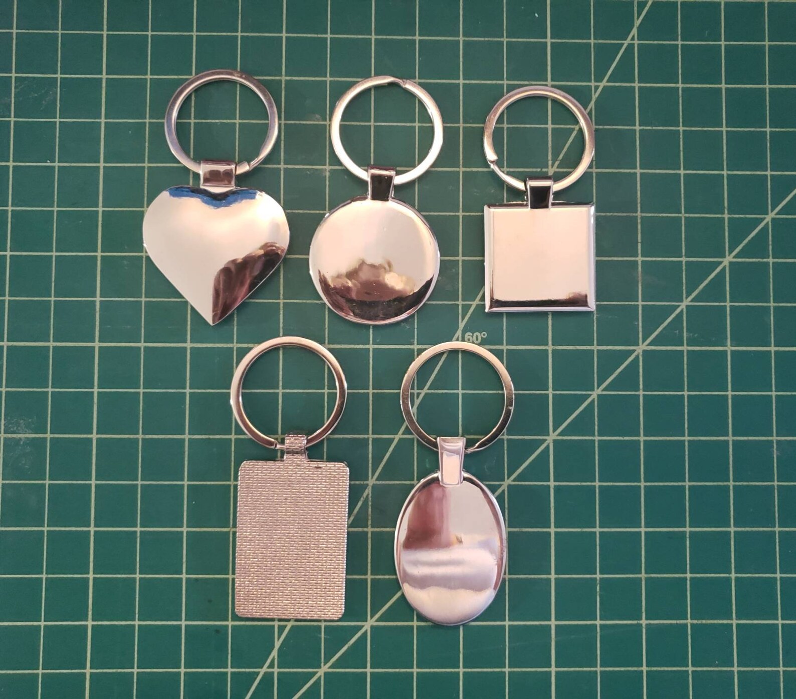 Sublimation Blank Keychains Metal Sublimation Keychains Etsy