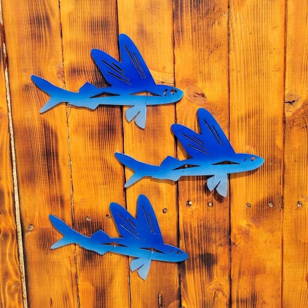 Metal Fish Art Etsy