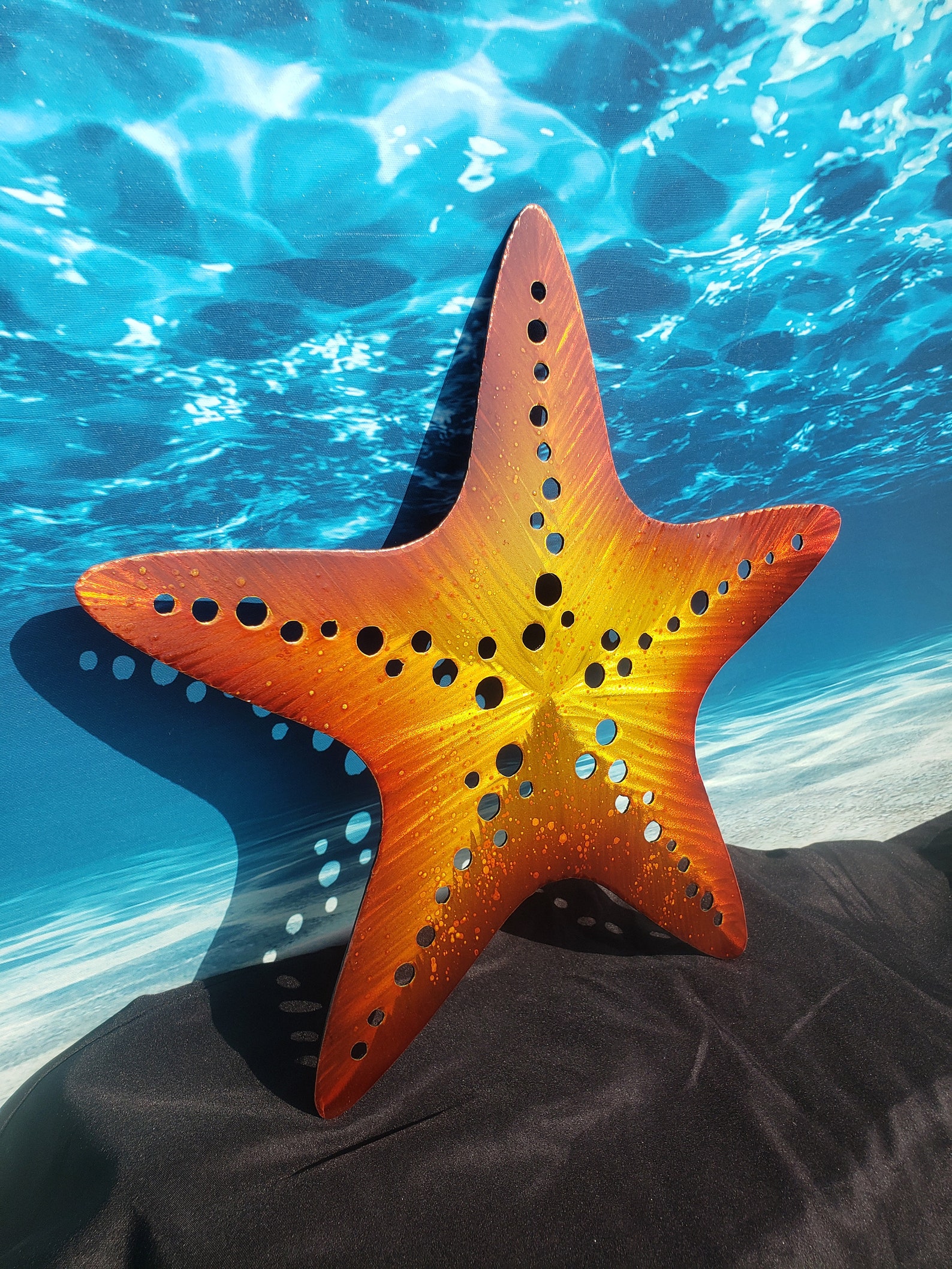 Starfish metal art star fish wall decor indoor or outdoor Etsy