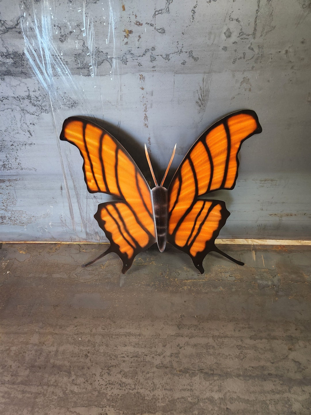 Butterfly Monarch Butterfly Metal Wall Art Wall Decor Etsy