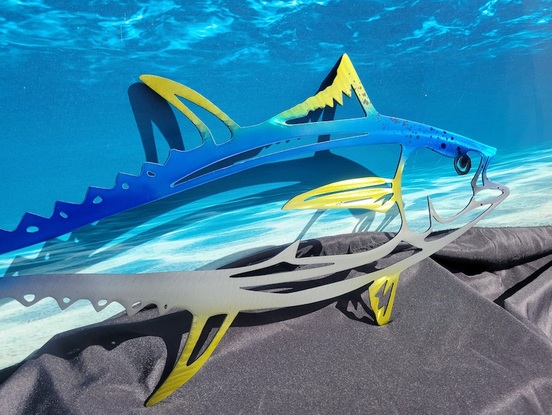 Tuna Metal Wall Art Fish Decor Custom Art Work Steel or Etsy