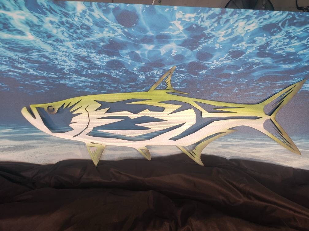 Tarpon Metal art wall art decor Etsy