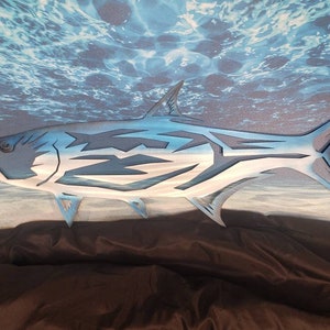 Tarpon  metal wall art fish decor custom art work steel or aluminum