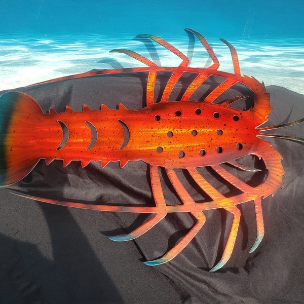 Metal Spiny Lobster Wall Art Etsy