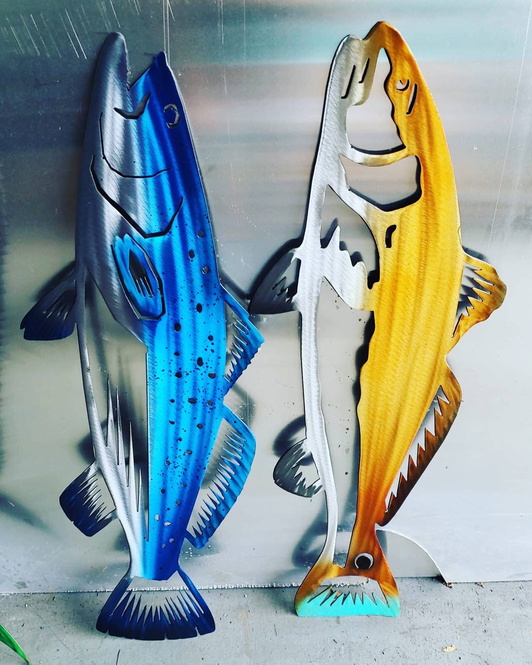 Redfish Metal Wall Art: Nautical Fishing Decor - Etsy
