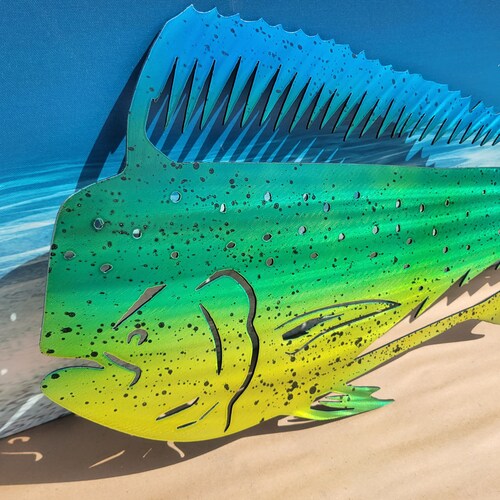 Imagen De Mahi Mahi O Pez Delfín Al Fondo Ia Generativa | Foto Premium