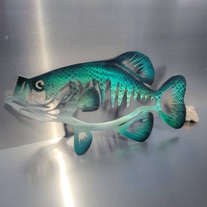 Fish Metal Wall Art Rainbow Trout Salmon Wall Decor 