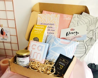 Self-Care-Korb, personalisiertes Geschenk-Set, Geschenk für beste Freundin, Verwöhnpaket für beste Freunde, Wesentliches zur Linderung von Ängsten