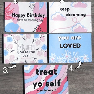 Anxiety Relief gift Calming Cards Self Help cards Gratitude cards Stress Relief Affirmation cards Unique Mother's Day gift image 10