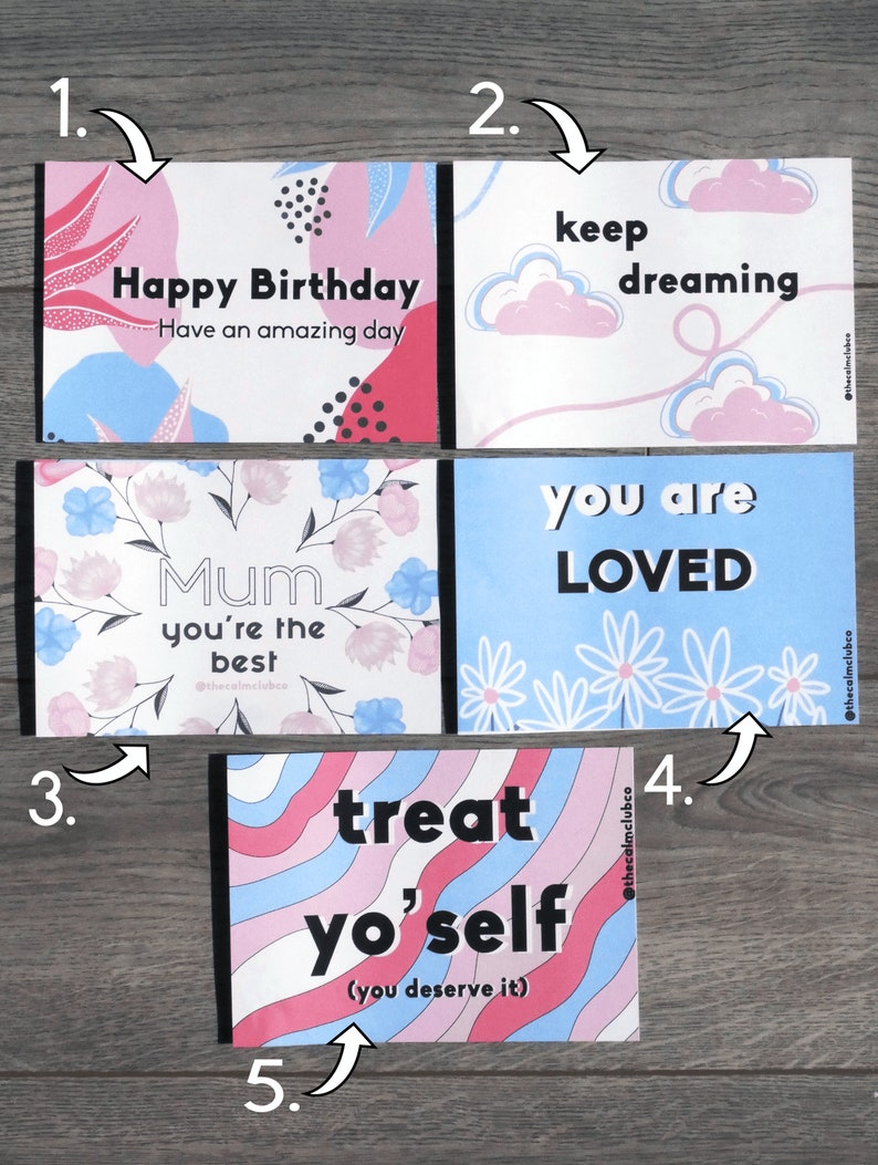 Anxiety Relief gift Calming Cards Self Help cards Gratitude cards Stress Relief Affirmation cards Unique Mother's Day gift image 10